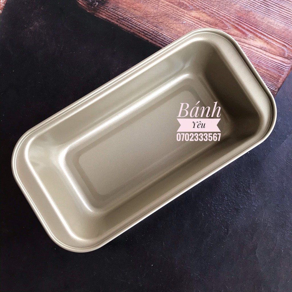 Khuôn Loaf Chữ Nhật Vàng Chống Dính - KH169