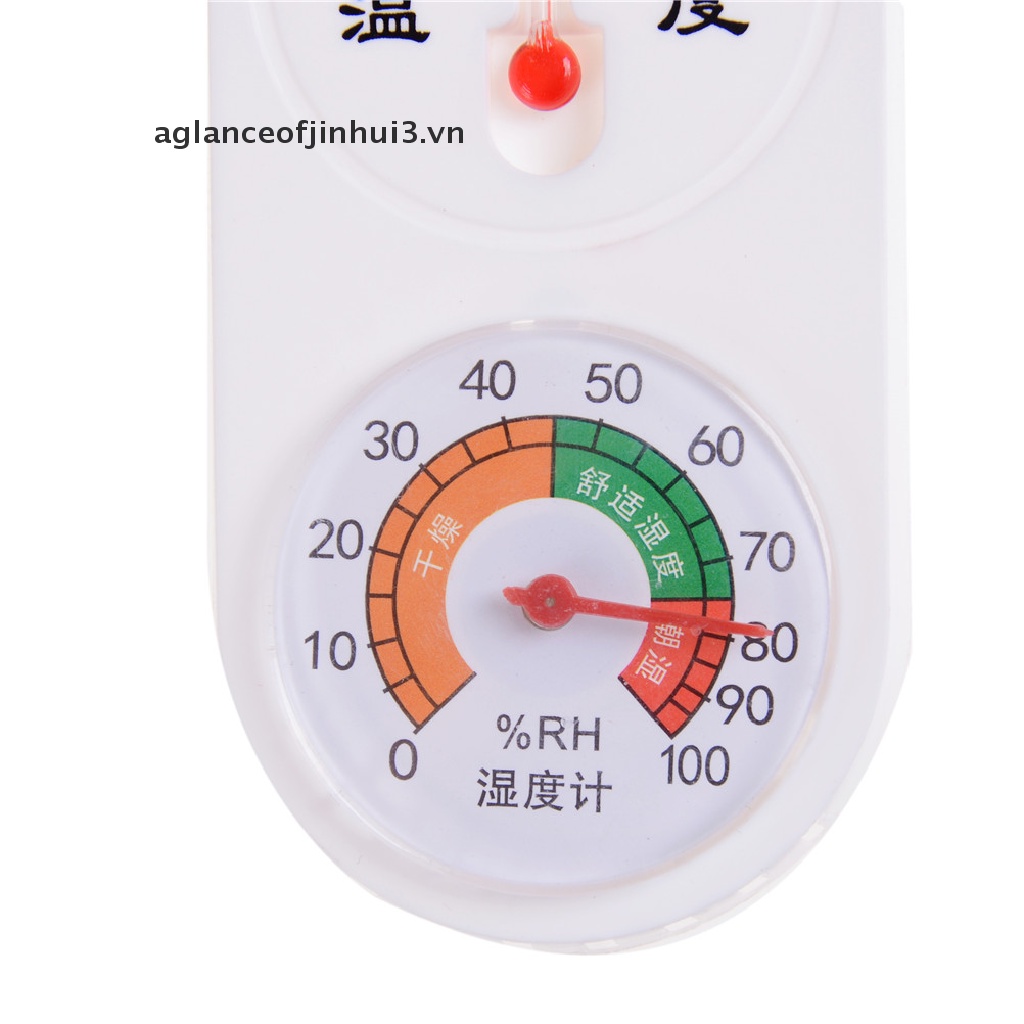 1pc Household Thermometer Hygrometer Indoor Wall Hanging Weather Tester Measure