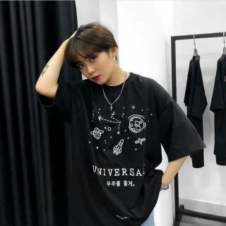 Áo thun Universe đen hot hit