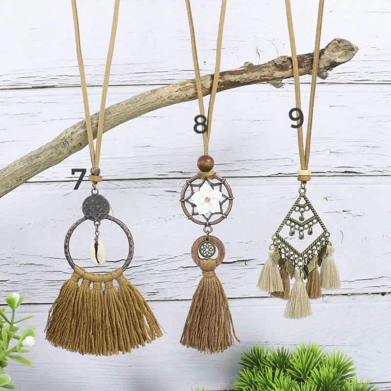 Vòng cổ boho đi biển, dây chuyền vintage cổ điển