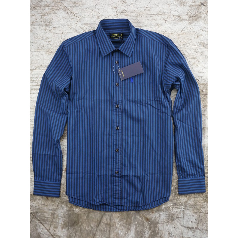 ÁO SƠ MI NAM POLO RALPH LAUREN POPLIN SLIM FIT SHIRT - SIZE M-L