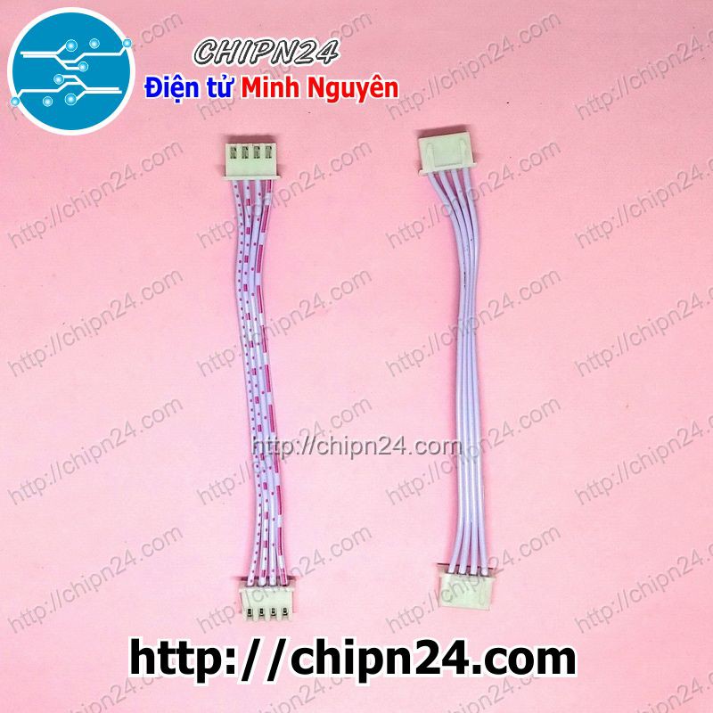 [3 SỢI] (D123) Dây bẹ 4p 10cm XH2.54mm (Dây bus, Dây cáp)