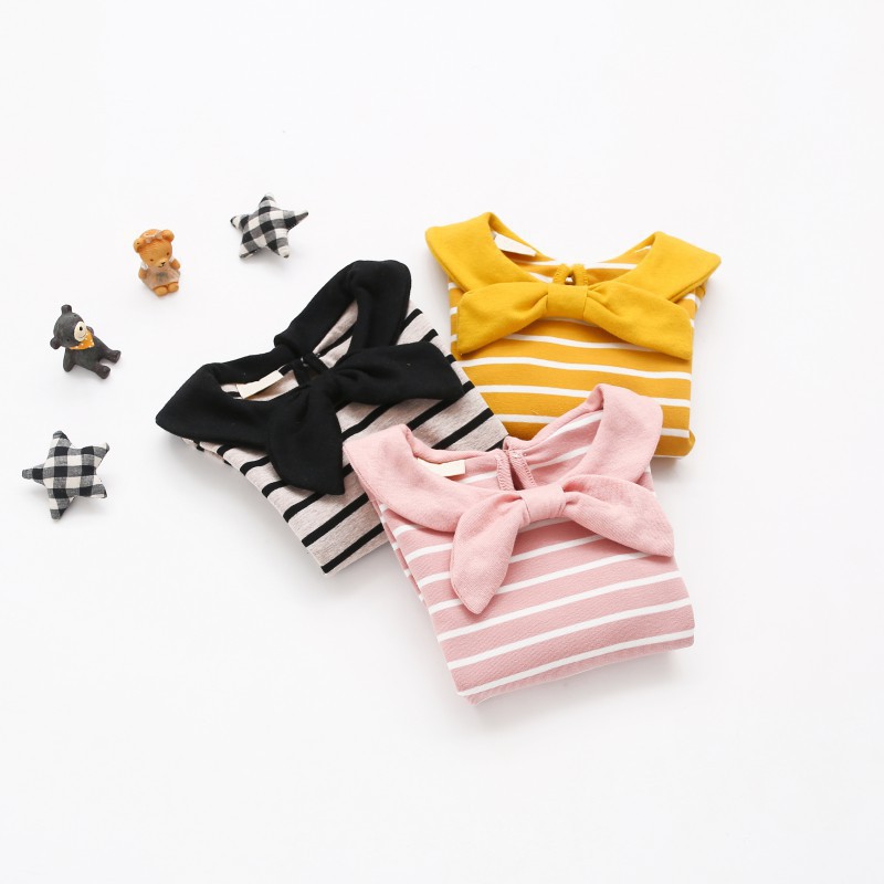 Áo sơ mi tay dài kiểu sọc cho bé