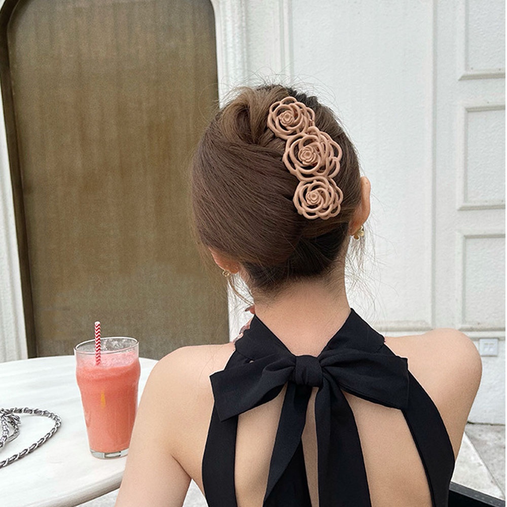 Kẹp Tóc Hình Hoa 2021 Nhiều Màu Sang Trọng Cho Nữ
