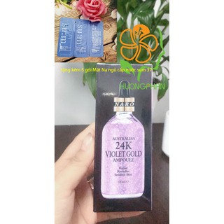 Serum vàng- australian naro 24k violet gold ampoule -tinh chất vàng 24k