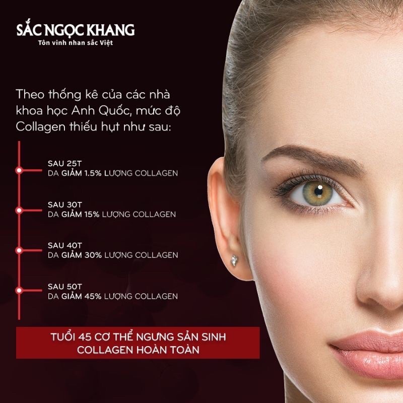 ✅ Collagen Sắc Ngọc Khang thế hệ mới 100% nguyên liệu nhập khẩu từ Nhật Bản