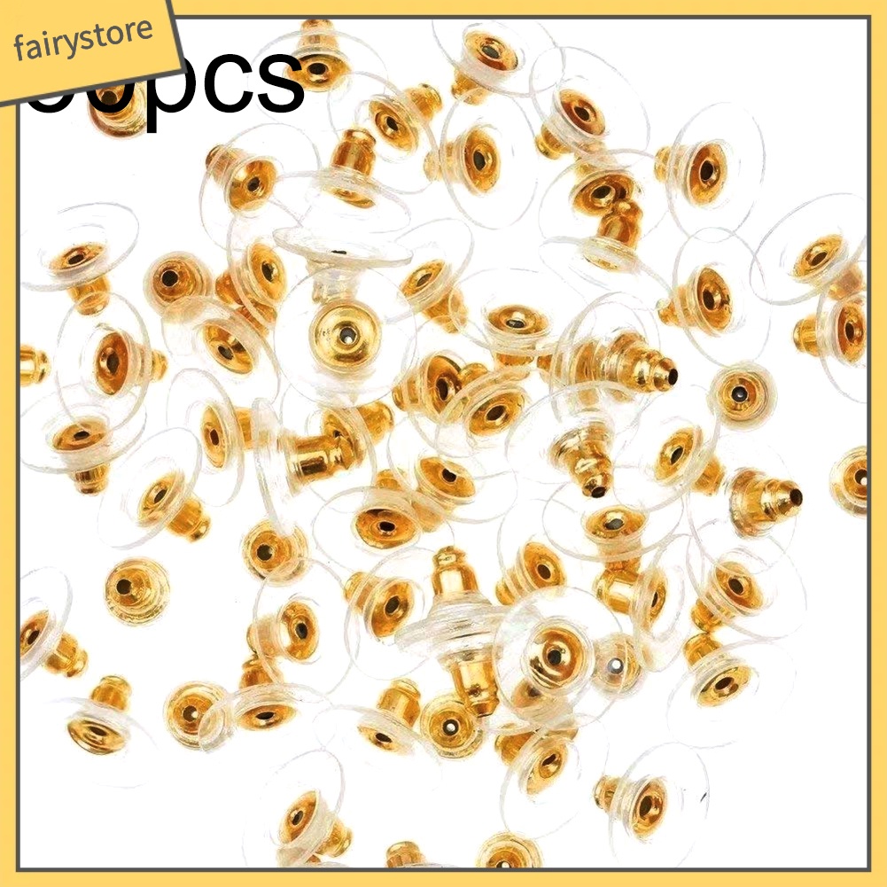 Set 50 Nút Chặn Khuyên Tai An Toàn Tiện Dụng