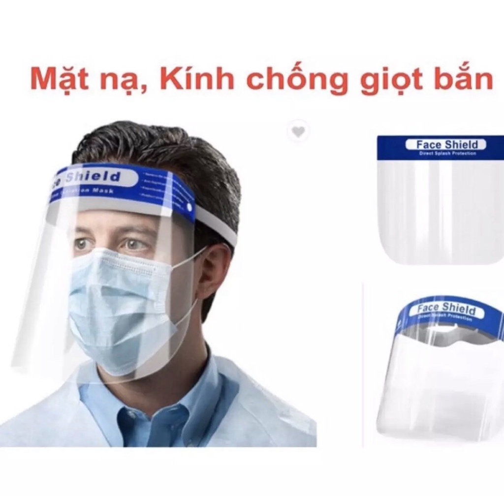 Set 5 kính xanh chống giọt bắn bảo vệ cả gia định khỏi bụi vi khuẩn hiểu quả