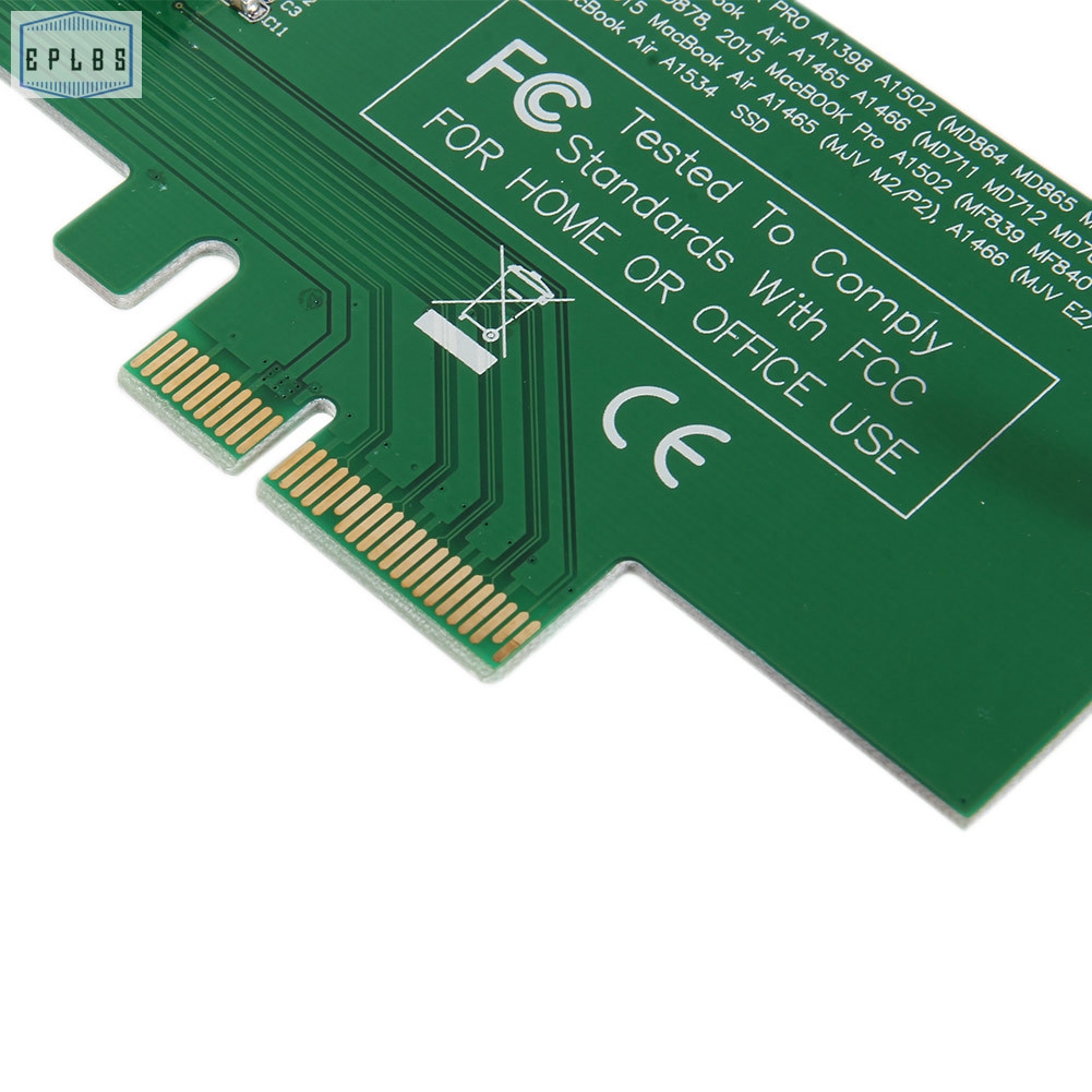 Card Chuyển Đổi Từ Eplbs Sang Pci-E 4x Cho Apple 2013-2015 Macbook Air A1465 A1466 Pro A1502 A1398 Md712 Ssd | BigBuy360 - bigbuy360.vn