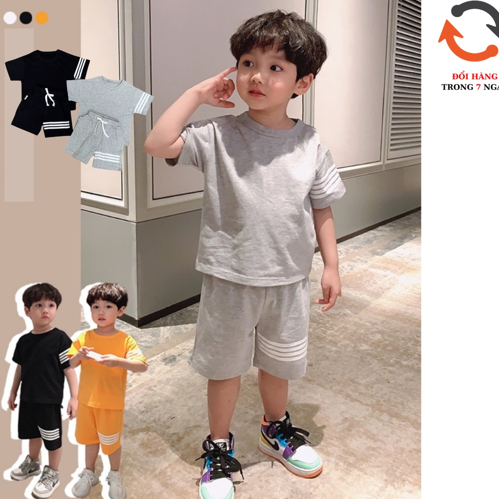 bộ cho bé trai mùa hè phong cách THỂ THAO, thun COTTON 100% cotton mềm, SIÊU CO GIÃN, mamikid