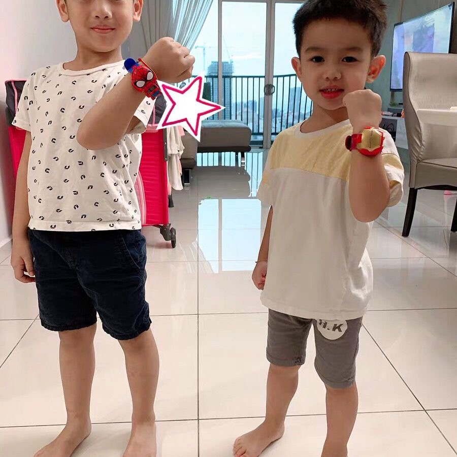 Đồng hồ trẻ em chiếu đèn phát nhạc thiết kế hoạt hình đa dạng 18 kiểu tùy chọn