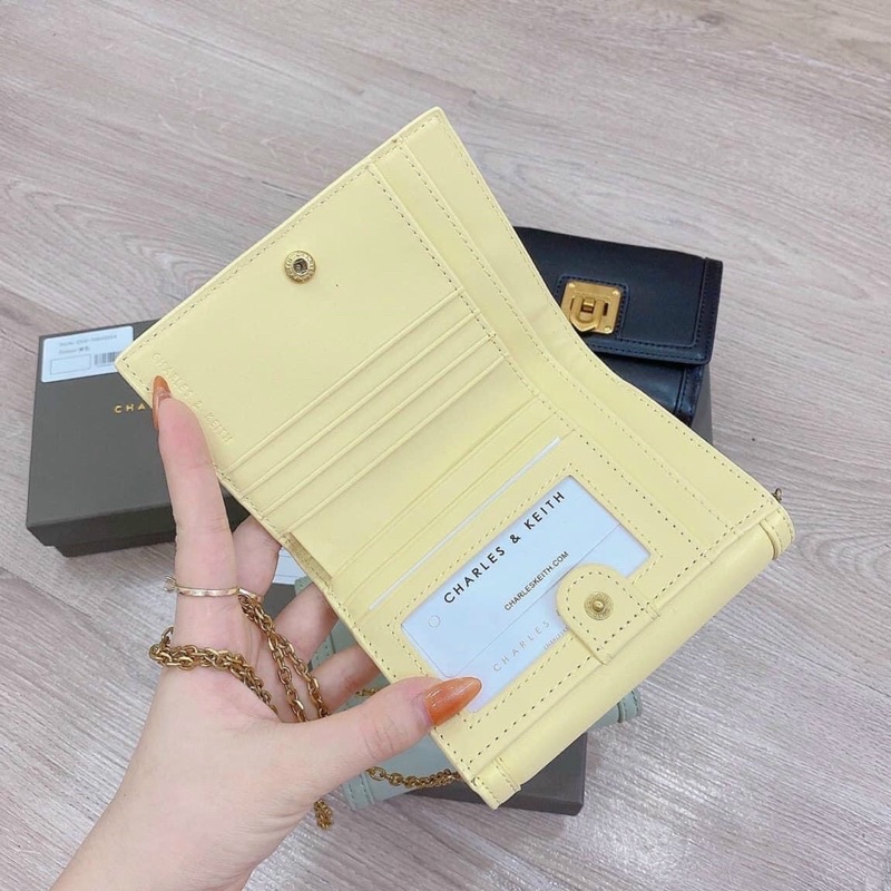 Ví nữ ,ví CnK fullbox kèm dây đeo chéo
