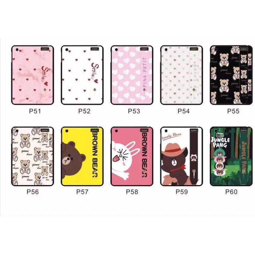 Ốp iPad OL0115 trái tim siêu cute in sần 4D theo yêu cầu tất cả các dòng máy