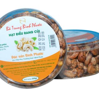 Hạt điều -bà trung bình phước hộp tròn 250g