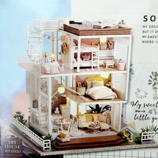 Mô hình nhà gỗ DIY - So well