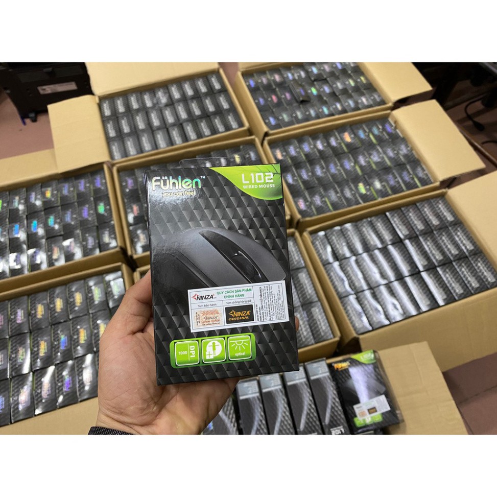 Chuột Game Fuhlen L102 Hồng / Đen Chính hãng