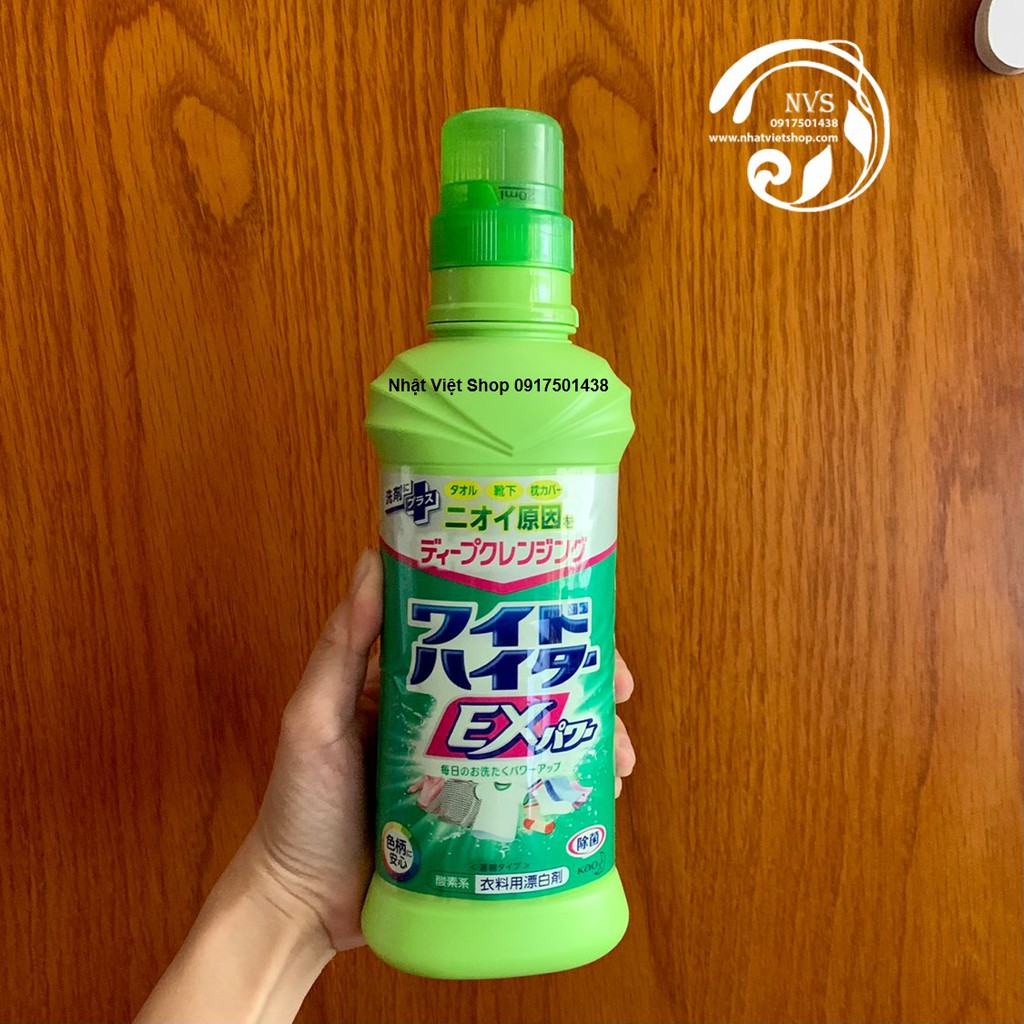Nước Tẩy Quần Áo Oxy Hóa Wide Haiter 600ml