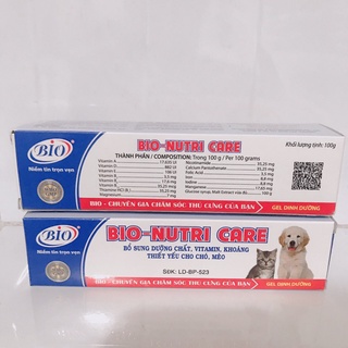 Gel dinh dưỡng Nutri Care của Bio cho chó mèo