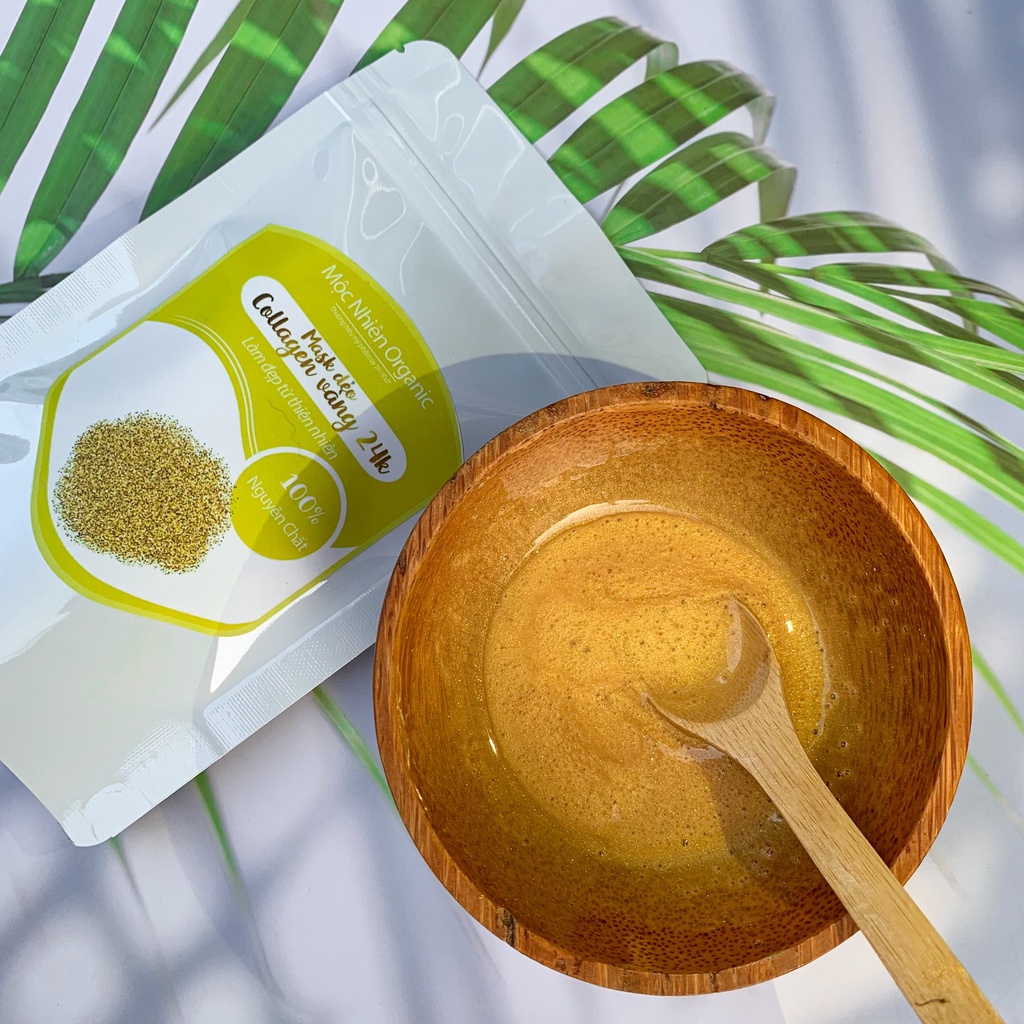 Mặt nạ Dẻo Collagen Vàng Sâm 24K-Se khít lỗ chân lông