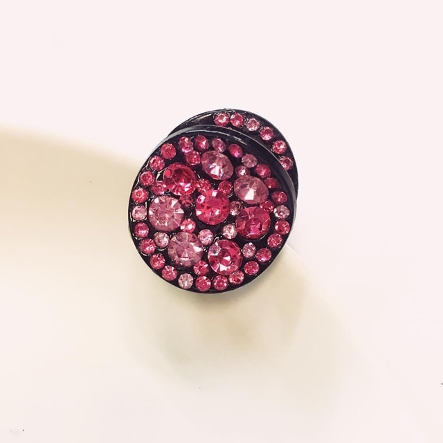 *kẹp tóc càng cua đính đá hình ovan(CTTQAI,5.G5.D5)