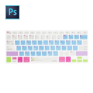 Phủ Phím Cho Macbook VerSkin JCPAL Learn Photoshop BẢN QUỐC TẾ!!