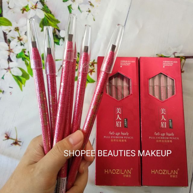 CHÌ KẺ MÀY CỨNG PHẨY SỢI XÉ ĐỎ CHỐNG NƯỚC HAOZILAN | BigBuy360 - bigbuy360.vn