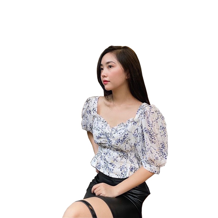 Áo kiểu hoạ tiết hoa Aurora SODA POP