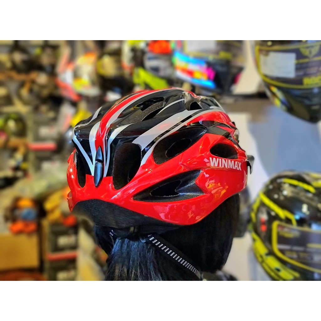 Nón bảo hiểm Winmax màu đỏ cá tính