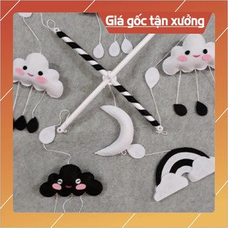 Bộ Đồ Chơi Treo Nôi Mây Má Hồng Kích Thích Thị Giác 0-6 months