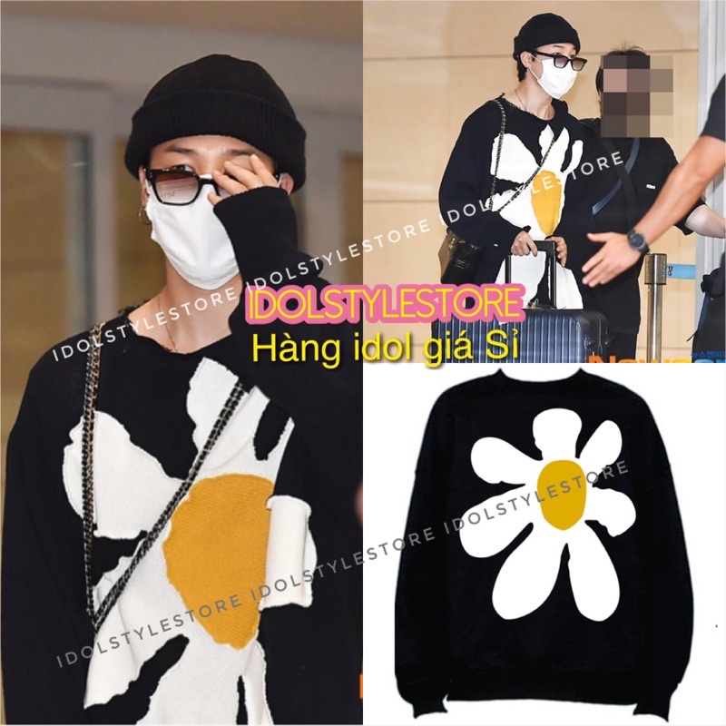 Áo nỉ sweater daisy như Jimin BTS và Hyunjin Straykids