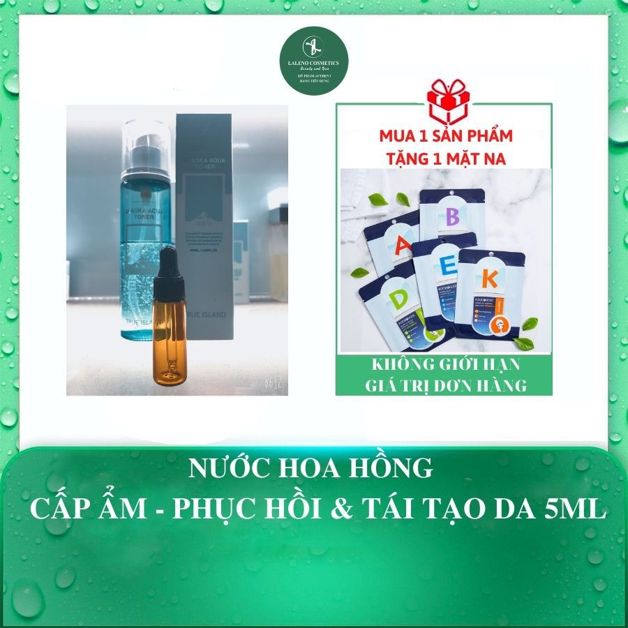 NƯỚC HOA HỒNG CẤP NƯỚC VÀ TÁI TẠO DA ALASKA AQUA TONER - HỢP CHO LÀN DA YẾU