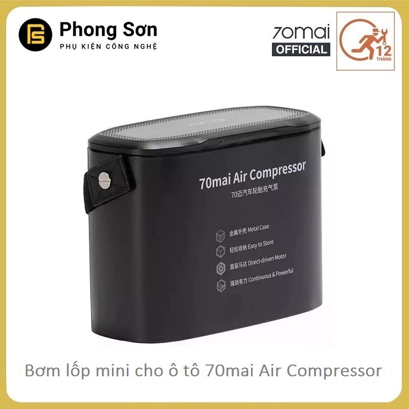 Bơm lốp mini cho xe hơi 70mai Air Compressor