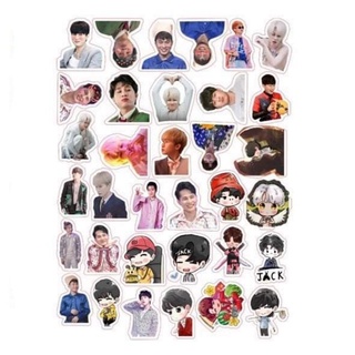 10-60 hình dán Stickers Ca Sỹ Jack decal (random hình)
