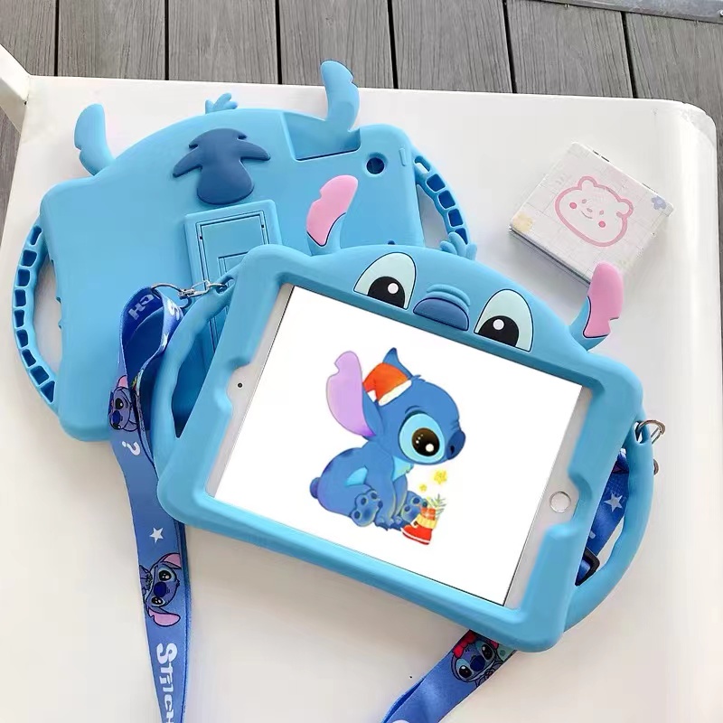 Ốp Máy Tính Bảng Silicon Mềm Chống Rơi Hình Stitch Thời Trang Cho Ipad 2018 Mini1/2/3 Mini4/5 ipad6/Ipad Air2 Pro9.7 ipad6 10.2