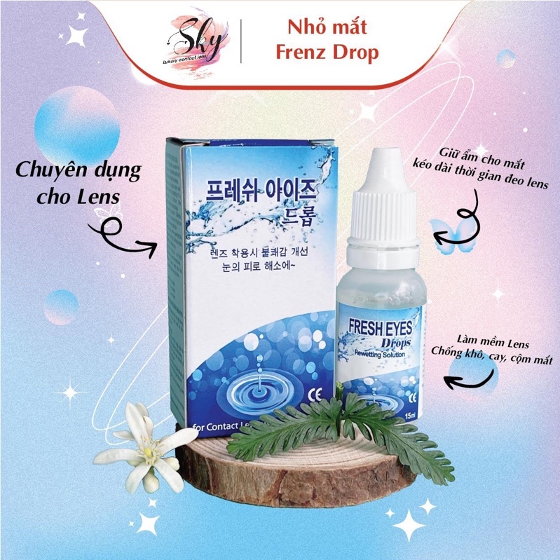 Nước nhỏ mắt chuyên dụng cho Lens ( nước mắt nhân tạo)