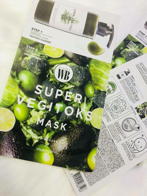 Mask rau củ thải độc Super Vegitoks