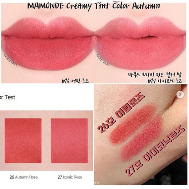 Son Bút Chì Mamonde Creamy Tint  Màu 18- Đủ Màu