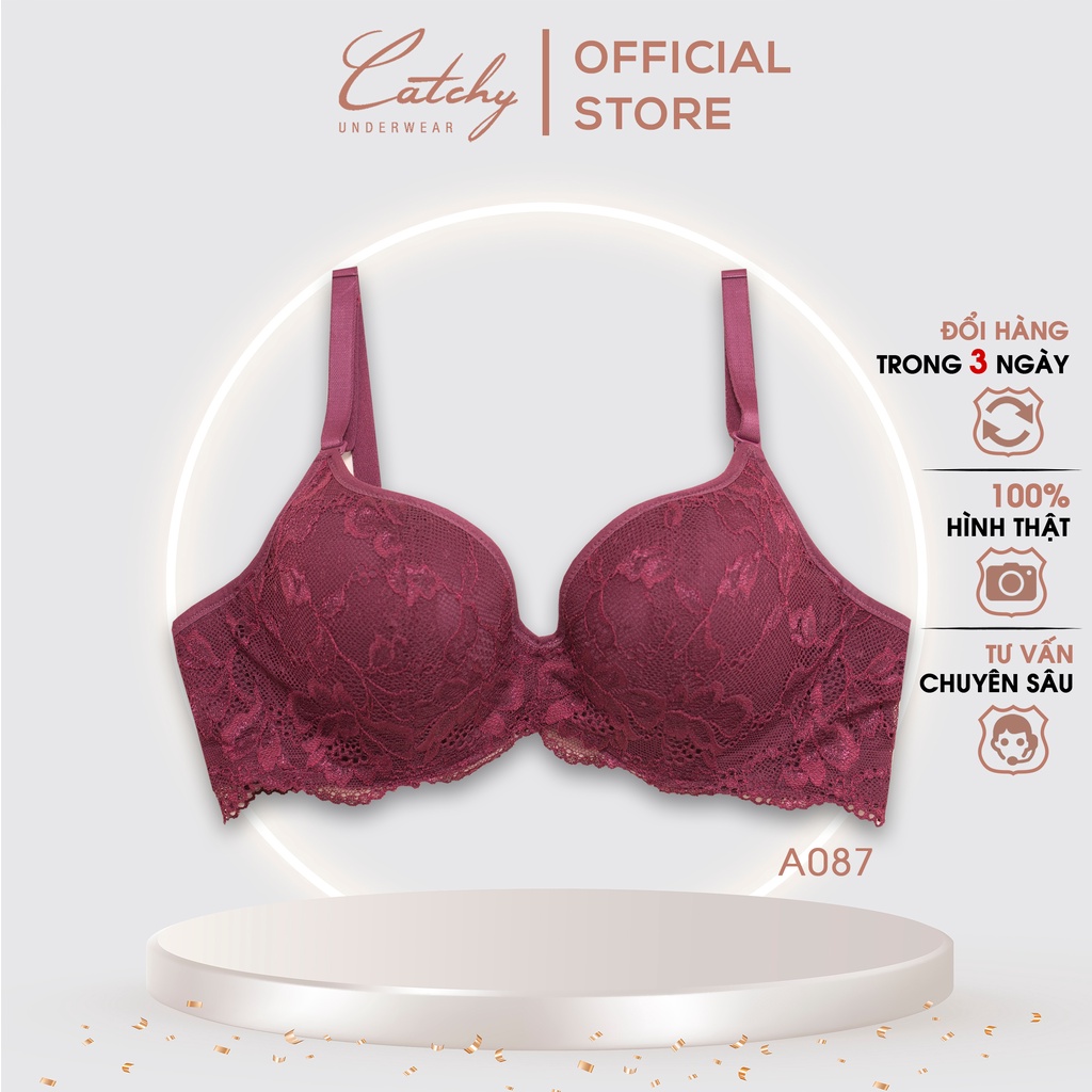 Áo Ngực Nữ Lovely Đệm Mỏng Có Gọng Ren A087