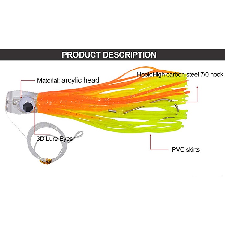 Mồi Giả Câu Cá Bằng Nhựa 6.5Inch