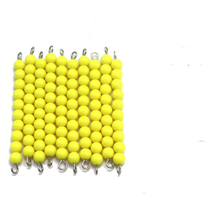 Khối hạt cườm 1000 bang hat cườm - giáo cụ montessori