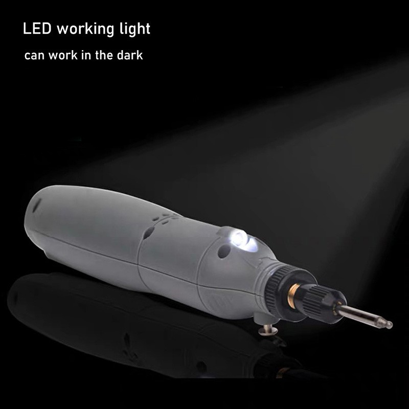 Bộ Dụng Cụ Máy Khoan Điện Không Dây 3.7V 15000rpm 5 Tốc Độ Kèm Sạc USB Chuyên Dụng