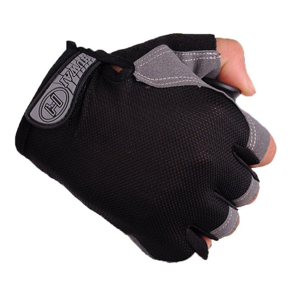 Găng Tay Ngắn Bằng Silicone Chống Trượt Chống Sốc Thoáng Khí Khi Đạp Xe