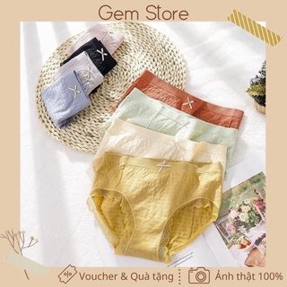 Quần lót thông hơi kháng khuẩn chất cotton viền ren