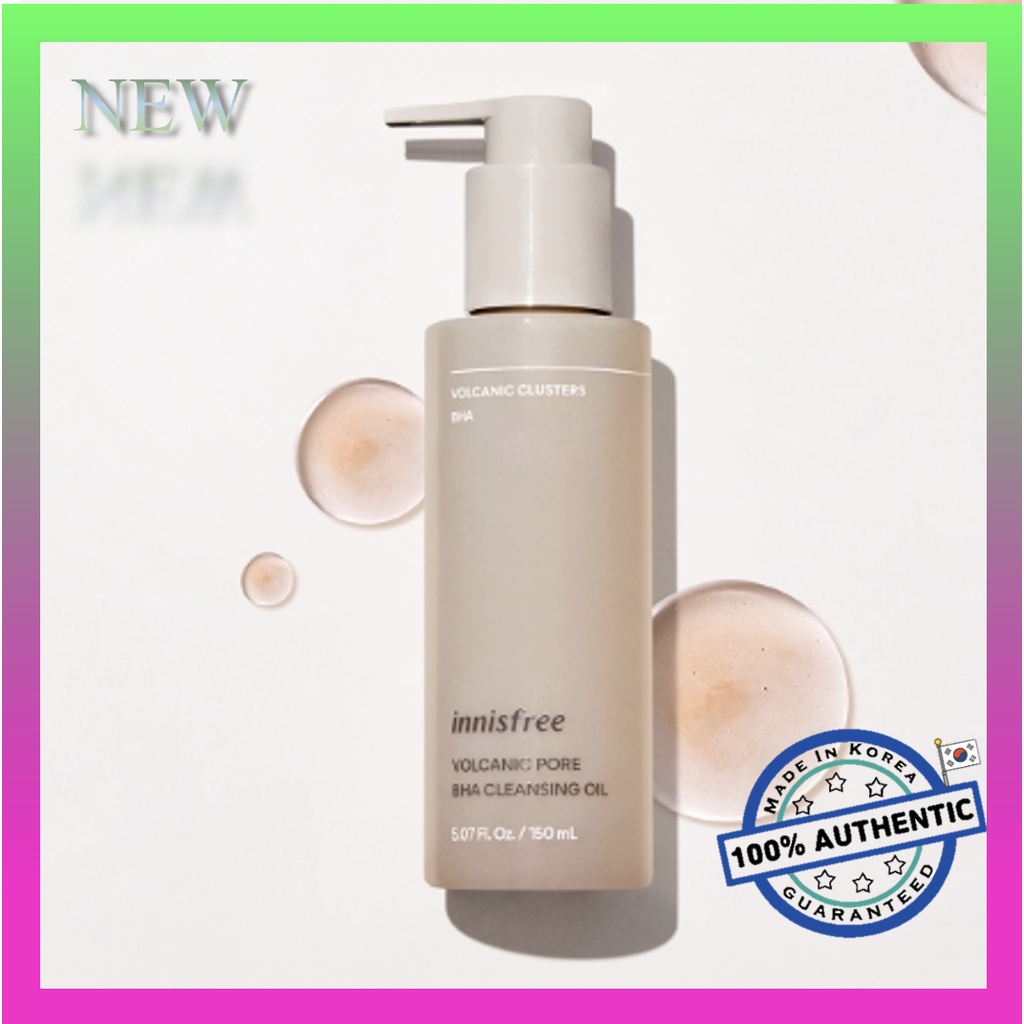Dầu tẩy trang innisfree Volcanic Pore CLUSTERS BHA / innisfree Volcanic Pore CLUSTERS BHA Cleansing Oil 150mL [2022NEW]