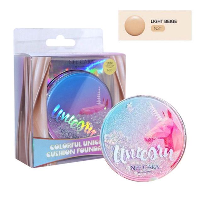 Phấn Nước Cushion Foundation NEE CARA Colorful Unicorn 13g (Kem Nền) - Thái Lan | BigBuy360 - bigbuy360.vn