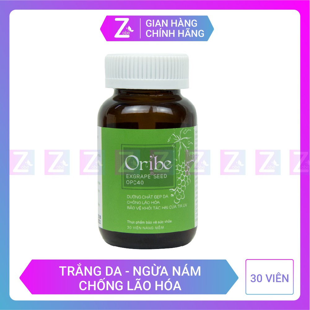 Viên Uống Đẹp Da Chống Nắng Hỗ Trợ Điều Trị Nám Oribe Dành Riêng Cho Phụ Nữ Từ 25 tuổi - Hộp 30 Viên