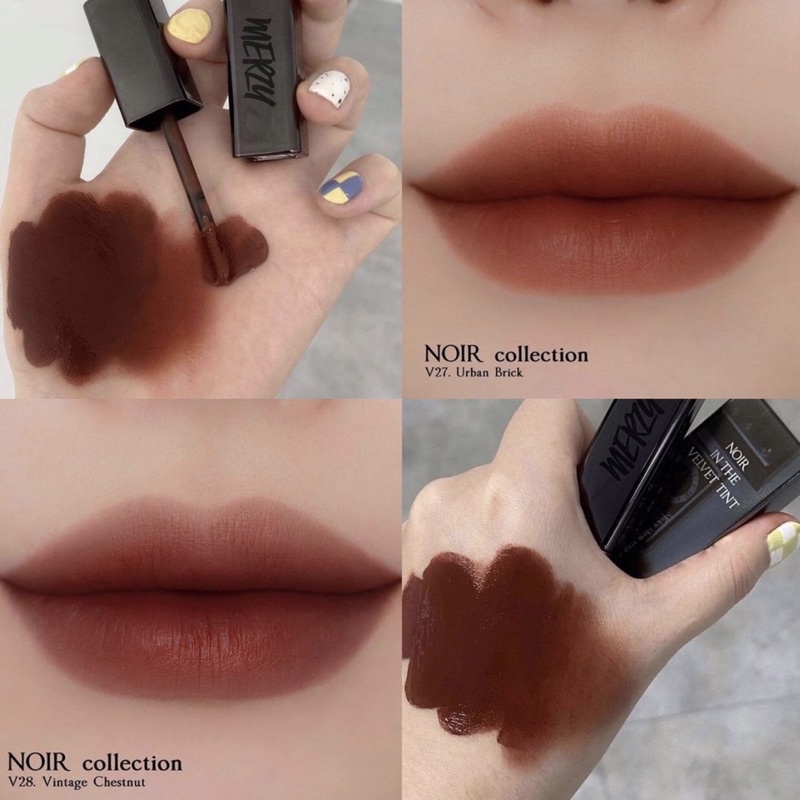 Son kem lì siêu mịn mượt Merzy Noir In The Velvet Tint 2021