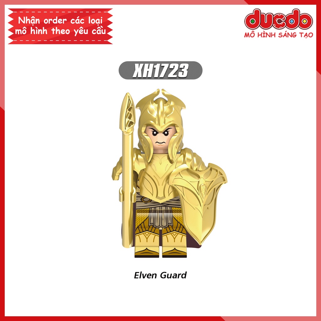 Minifigures nhân vật chiến binh Elves phim Chúa Tể Những Chiếc Nhẫn - Đồ chơi Lắp ghép Xếp hình Mô hình Mini XINH X0315