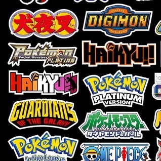 Bộ 50 miếng dán trang trí điện thoại/ván trượt/vali/va li nhiều kiểu độc đáo