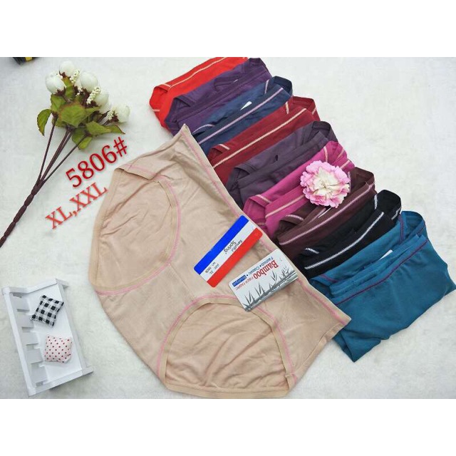 10 QUẦN(5806) LÓT COTTON THAN HOẠT TÍNH